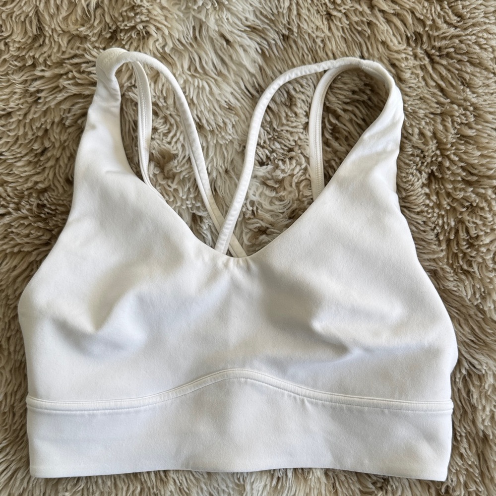 White lululemon bra